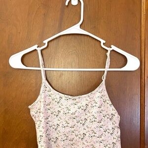 Hollister Co. Women's Pink and Purple Crop-top